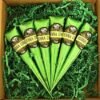 The Henna Guys 100% Natural Ready to Use Henna Cones For Redish Brown Hair Dye - Perfect for Spot hair coloring 6 Pack.